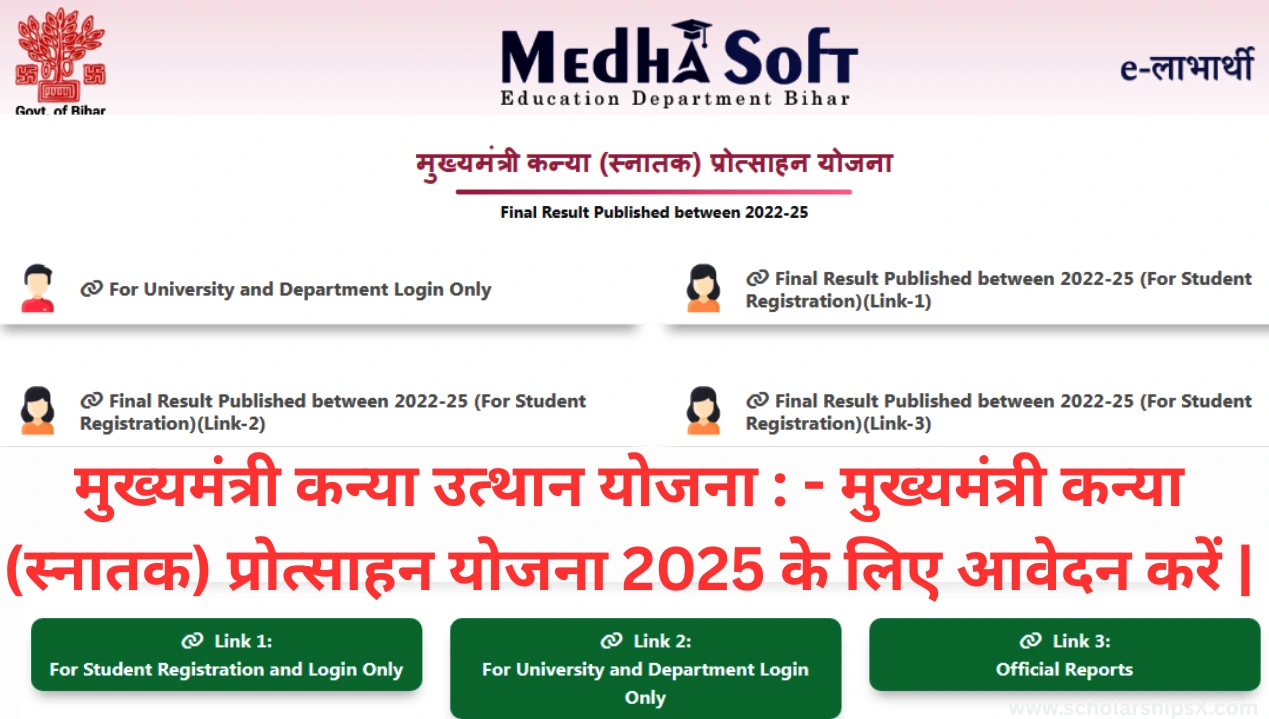 Medhasoft Government of Bihar Scholarship