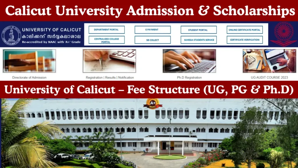 Calicut University Admission & Scholarships
