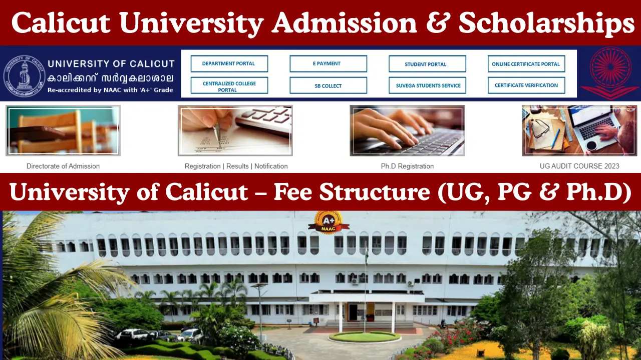 Calicut University Admission & Scholarships