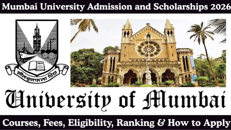 Mumbai University Admission and Scholarships 2026