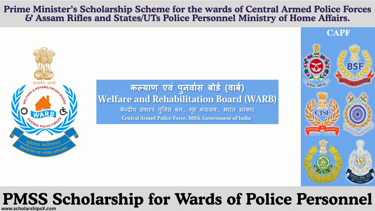 PMSS Scholarship for Wards of Police Personnel