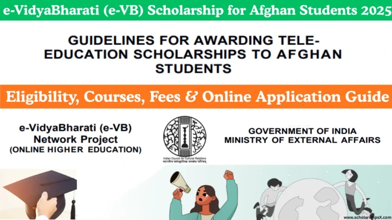 Scholarship for Afghan Students 2025