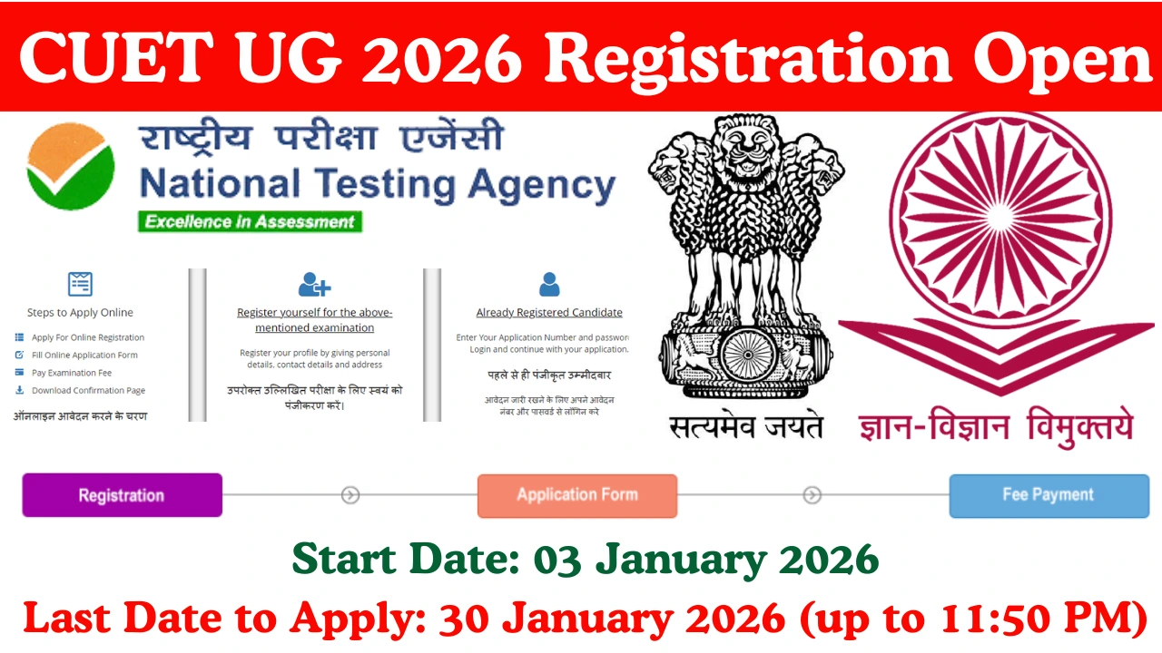 CUET UG 2026 Registration Open