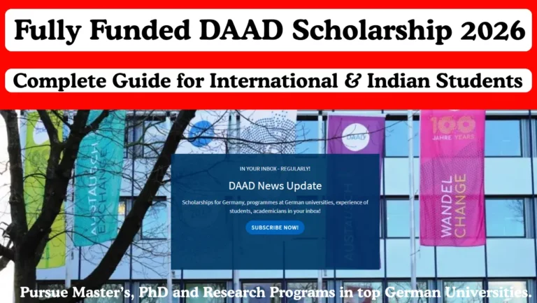 DAAD Scholarship 2026 Fully Funded