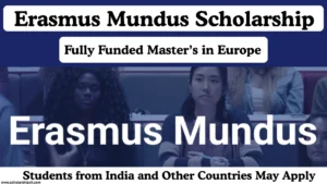 Erasmus Mundus Scholarship 2026