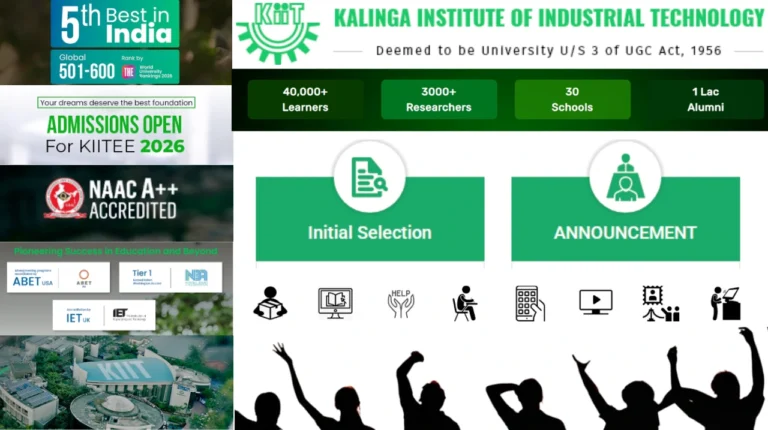 KIIT University Admission 2026