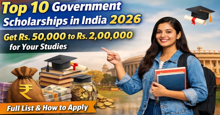 Top 10 Government Scholarships in India 2026