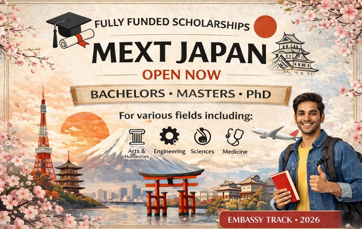MEXT Scholarship 2026
