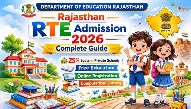 Rajasthan RTE Admission 2026