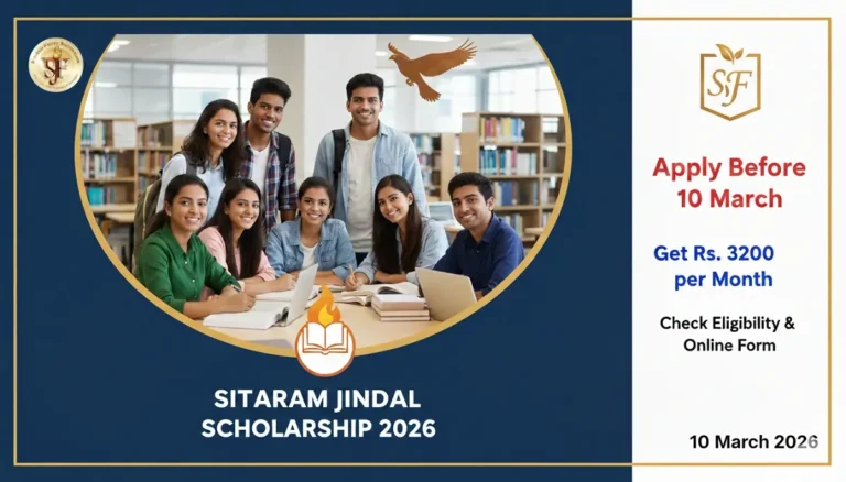 Sitaram Jindal Foundation Scholarship 2026