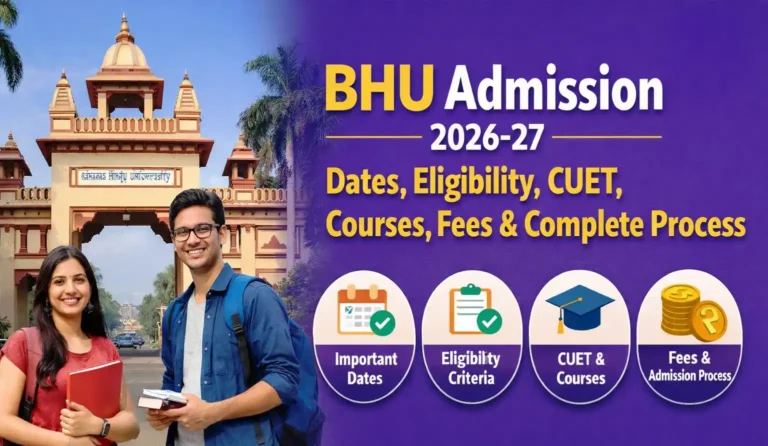BHU Admission 2026-27