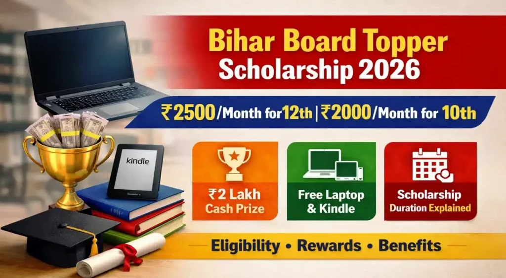 Bihar Board Topper Scholarship 2026