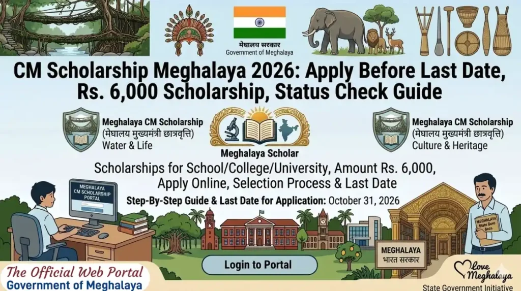CM Scholarship Meghalaya 2026: Apply Before Last Date