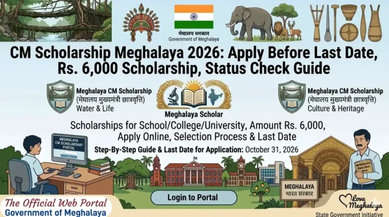 CM Scholarship Meghalaya 2026: Apply Before Last Date