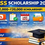 CMSS Scholarship 2026 Rs. 12,000-Rs. 20,000