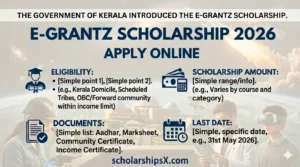 E-Grantz Scholarship 2026: Get Rs. 1500 Monthly Stipend