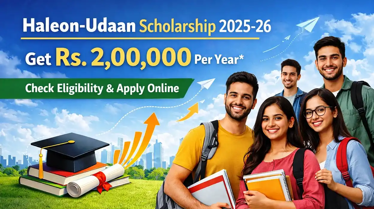 Haleon-Udaan Scholarship 2025-26: Get Rs. 2,00,000 Per Year