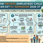 How Private Employees Child Can Get KV Admission 2026-27