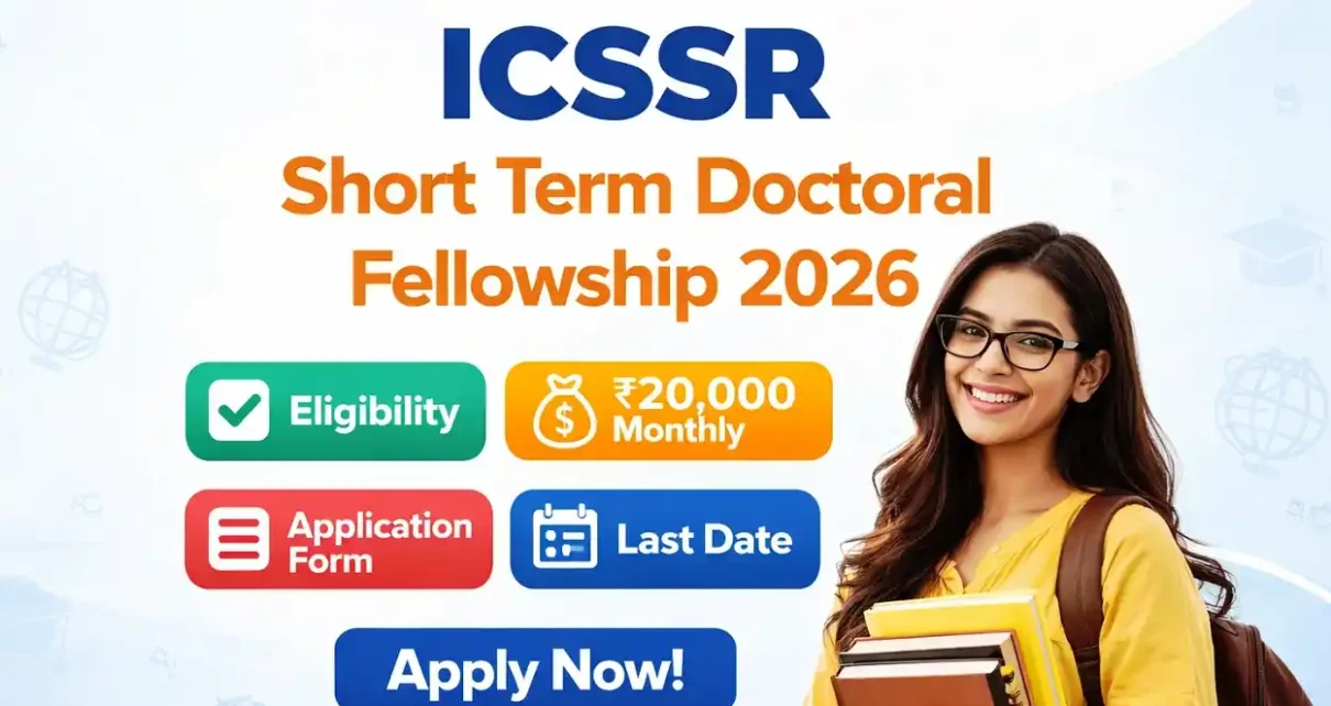 ICSSR Short Term Doctoral Fellowship 2026