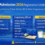 ISI Admission 2026 Registration Underway
