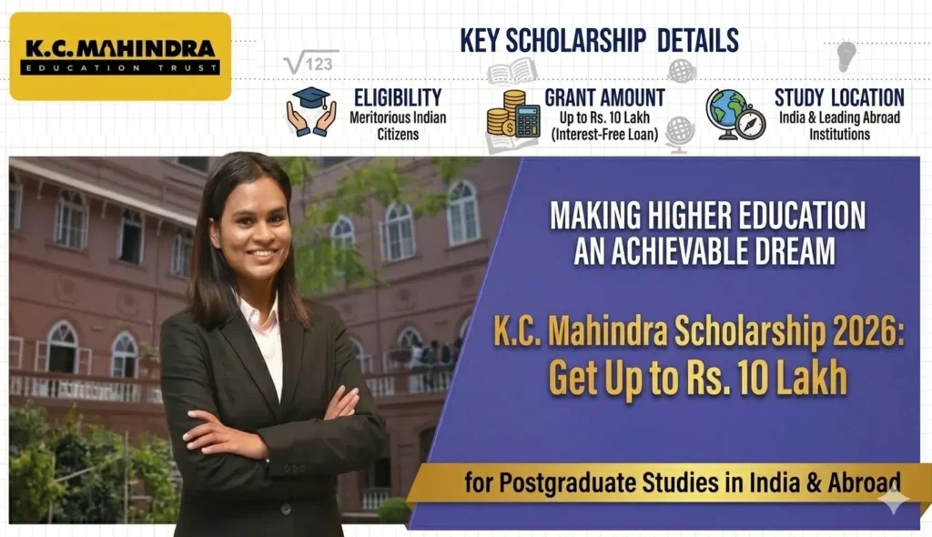 K.C. Mahindra Scholarship 2026