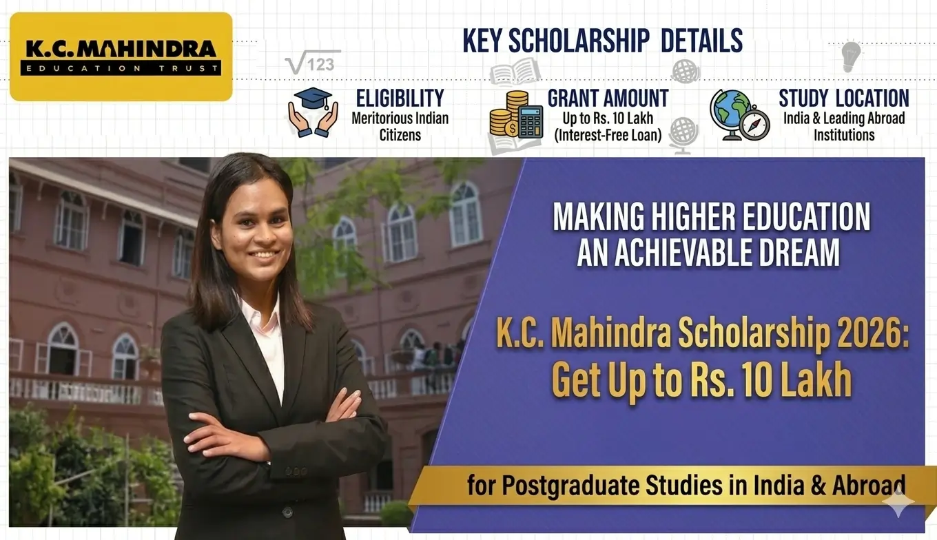 K.C. Mahindra Scholarship 2026