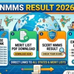 NMMS Result 2026 State Wise Result Link, Merit List PDF Download & SCERT NMMS Result