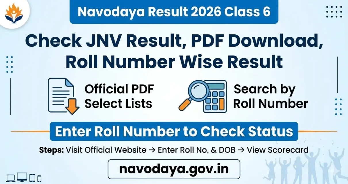 Navodaya Result 2026 Class 6