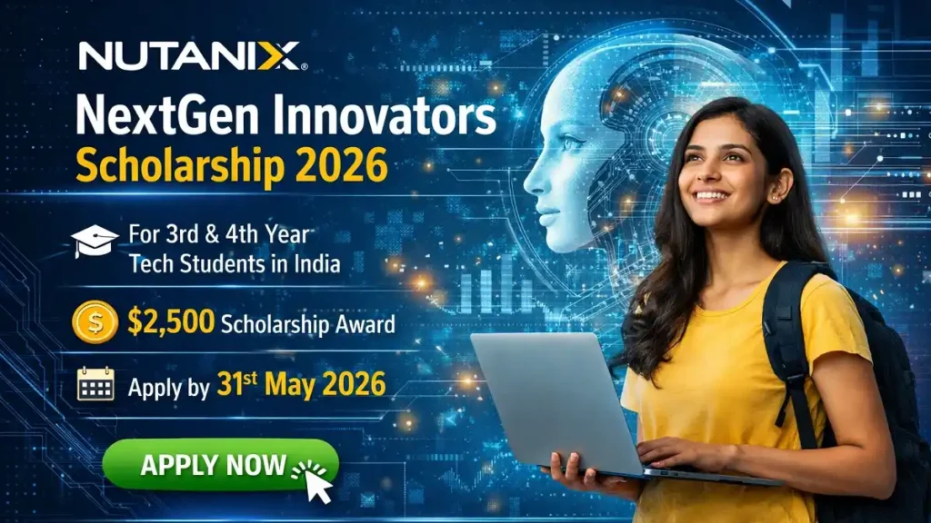 Nutanix NextGen Innovators Scholarship 2026
