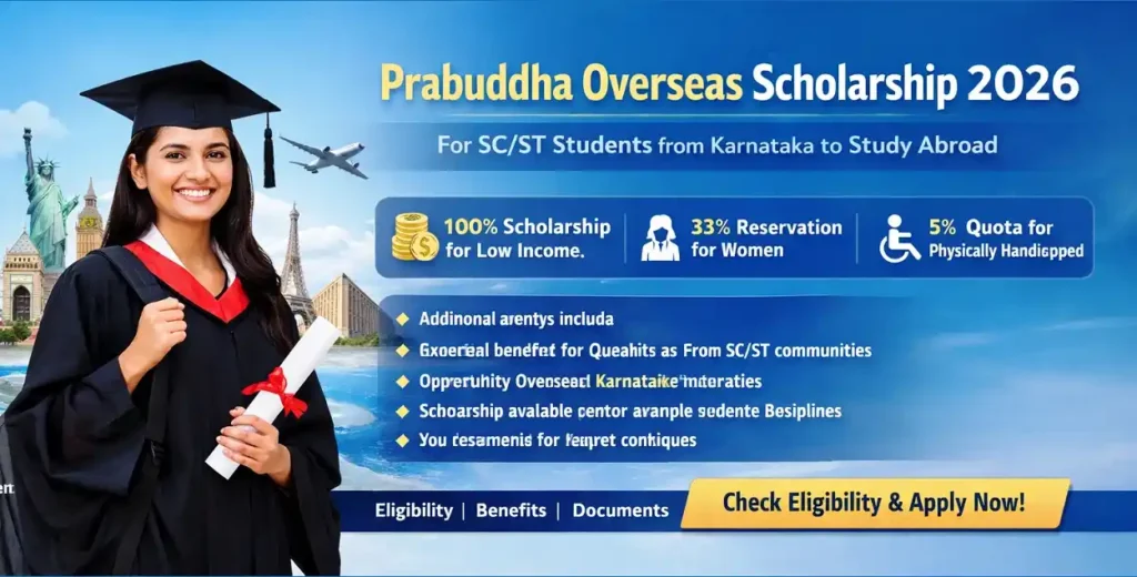 Prabuddha Overseas Scholarship 2026
