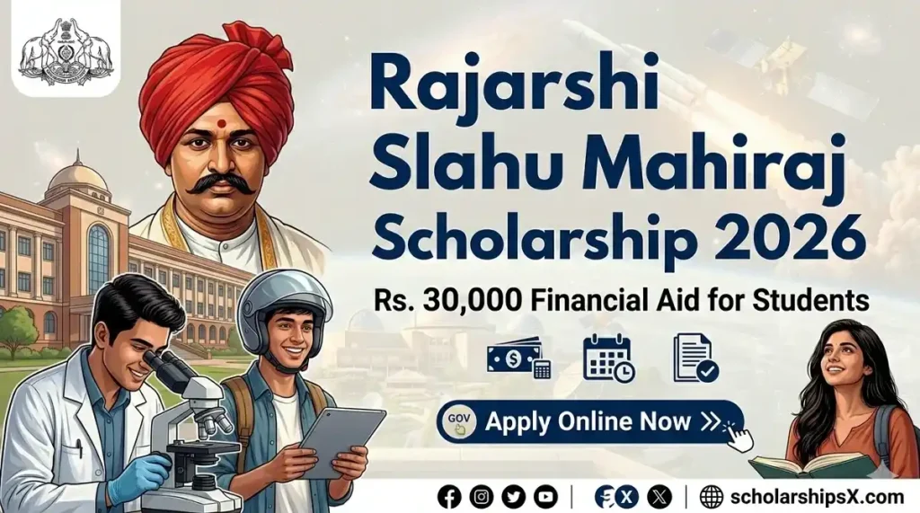 Rajarshi Shahu Maharaj Scholarship 2026: Rs. 30,000 Financial Aid for Students