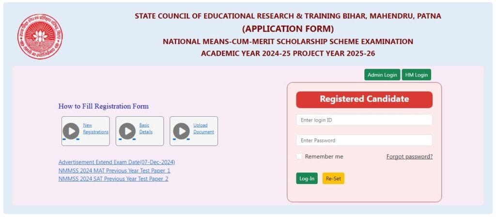 SCERT Bihar Portal