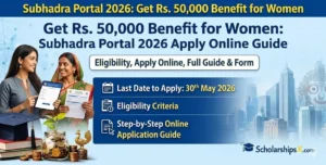 Rs. 50,000 Benefit for Women – Subhadra Portal 2026 Apply Online Guide