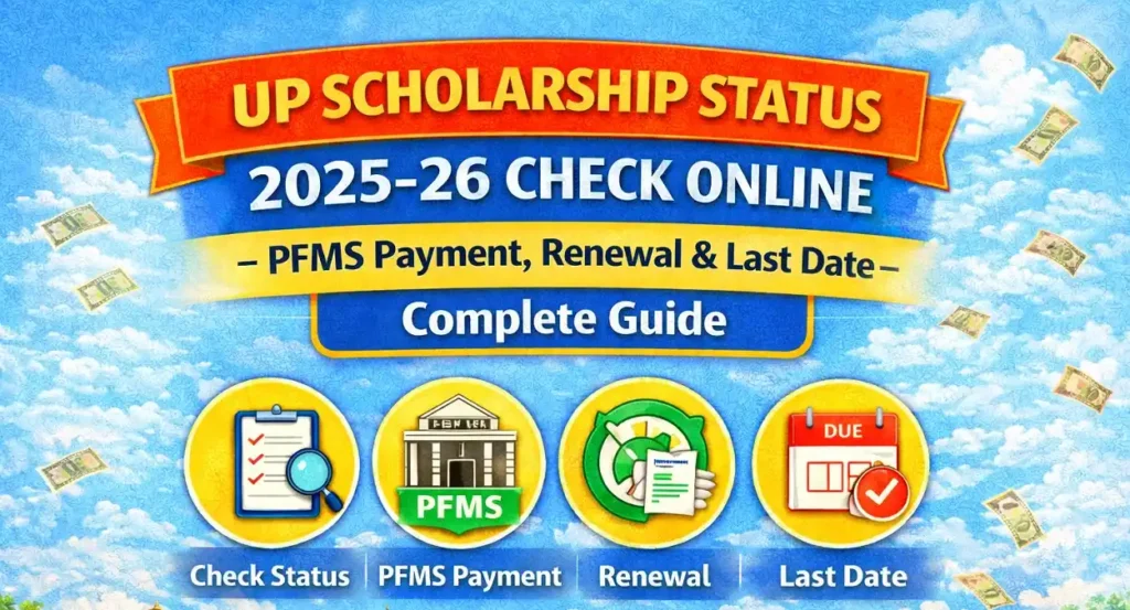 UP Scholarship Status 2025-26 Check Online