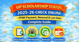 UP Scholarship Status 2025-26 Check Online