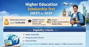 Higher Education Scholarship Test (HEST) 2026