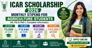 ICAR Scholarship 2026