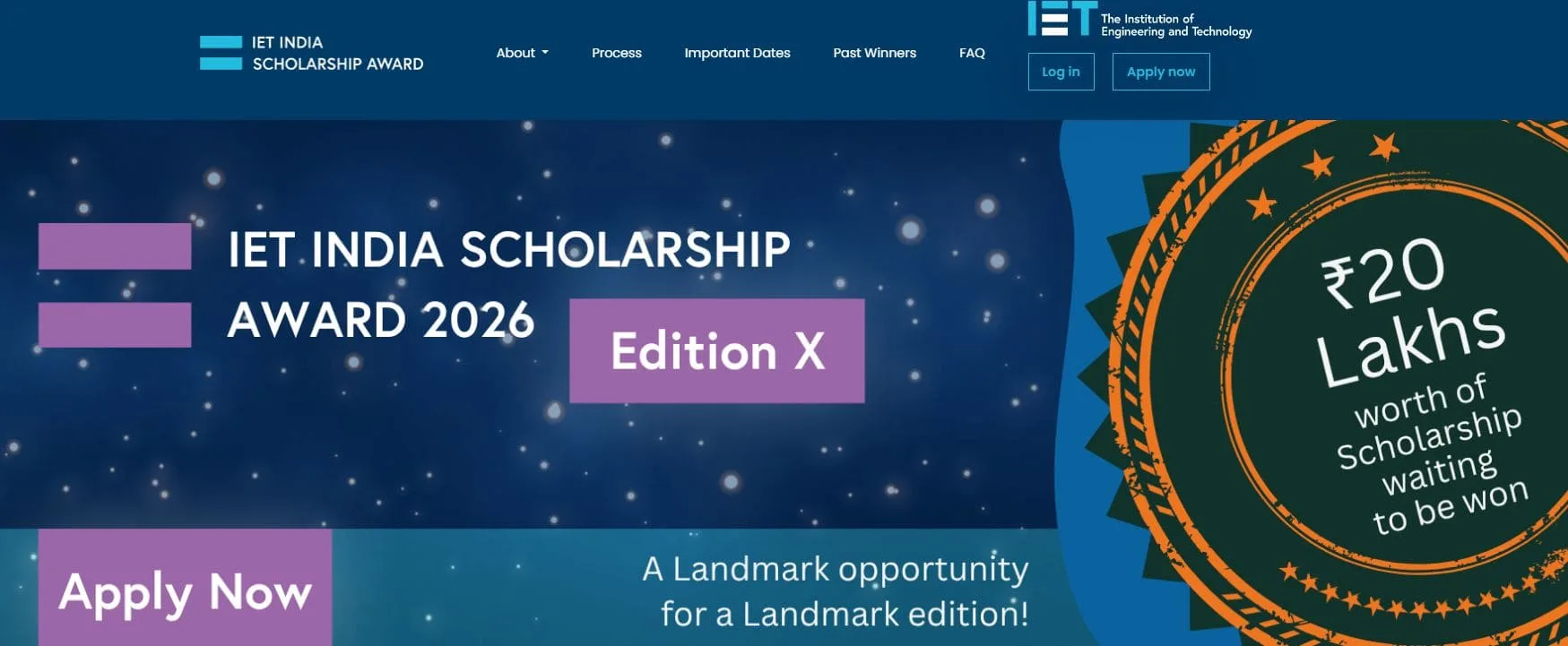 IET India Scholarship Award