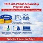 TATA AIA PARAS Scholarship Program 2026