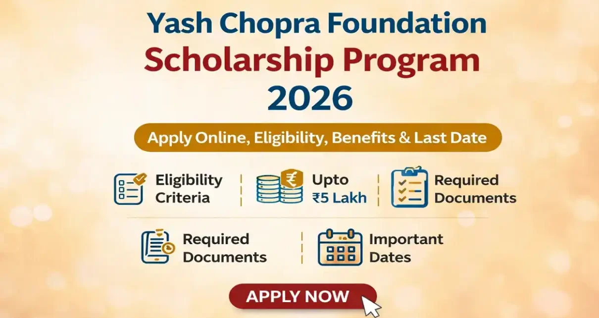 Yash Chopra Foundation Scholarship Program 2026