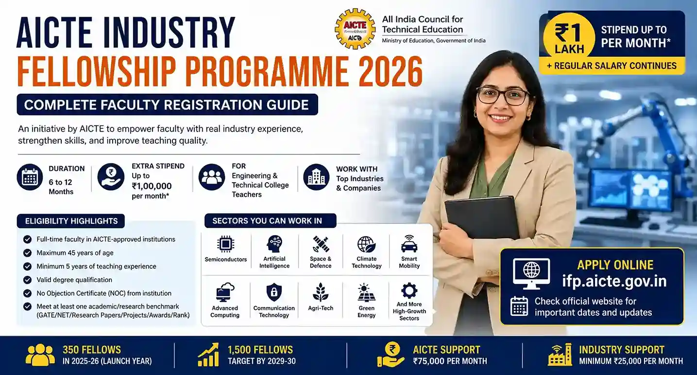 AICTE Industry Fellowship Programme 2026