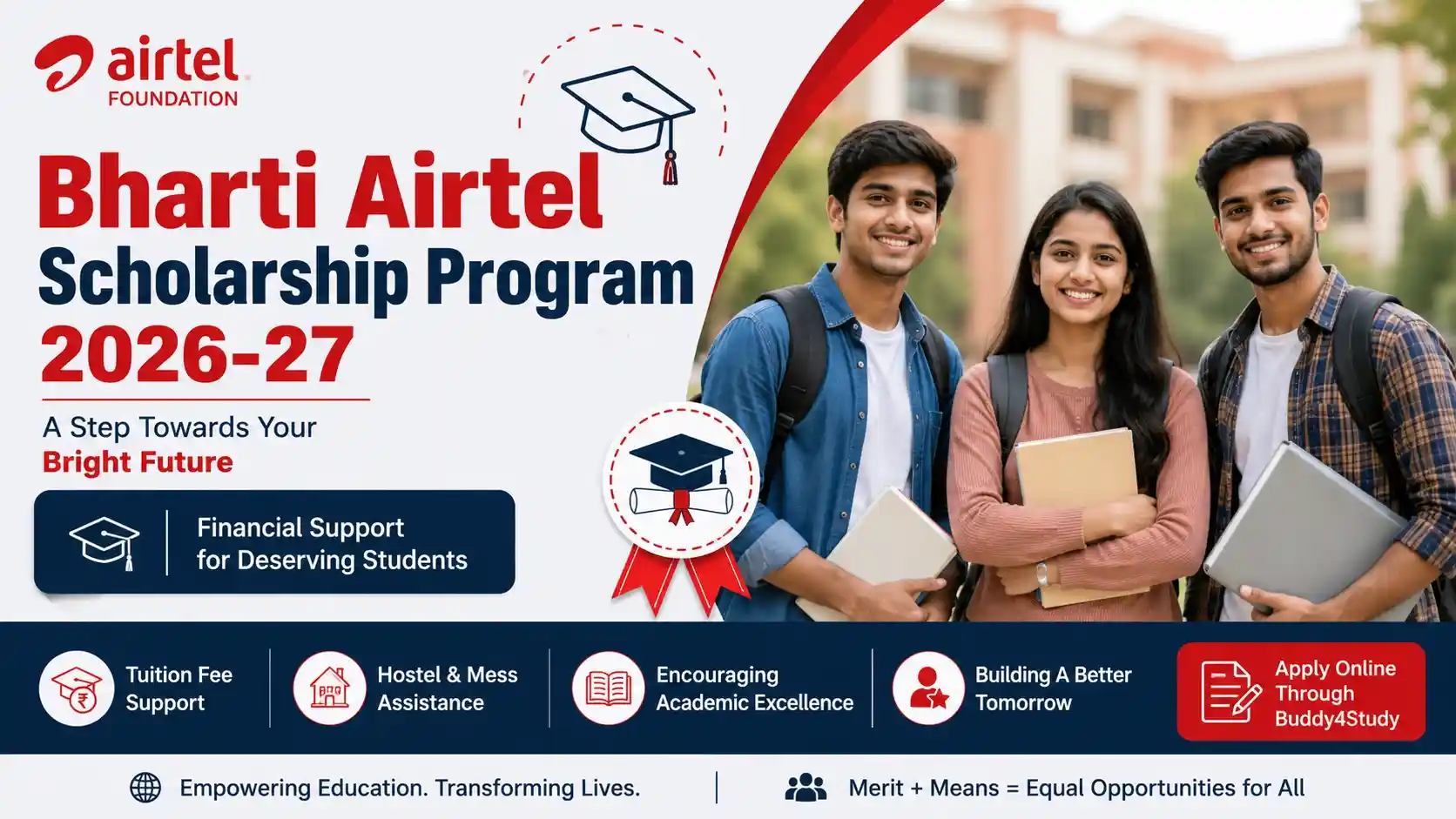 Bharti Airtel Scholarship Program 2026-27