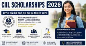 CIIL Scholarships 2026: Check Details at Scholarshipsx.com