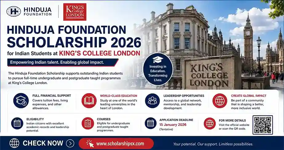 Hinduja Foundation Scholarship 2026