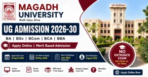Magadh University UG Admission 2026-30