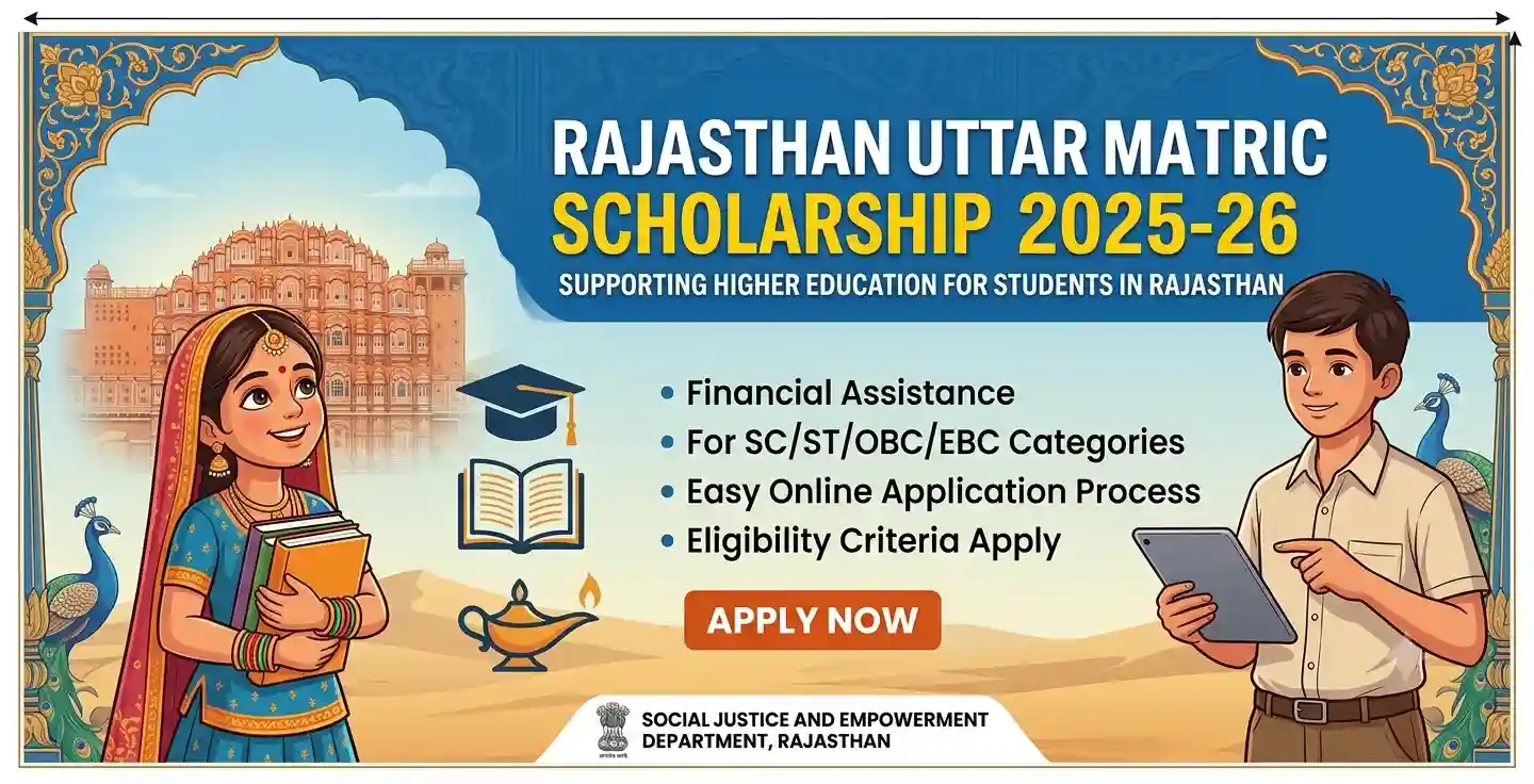 Rajasthan Uttar Matric Scholarship 2025-26