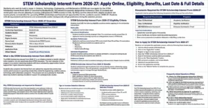 STEM Scholarship Interest Form 2026-27