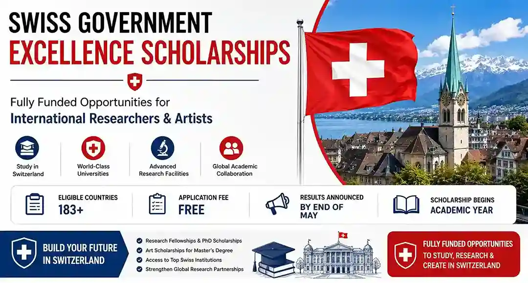Swiss Government Excellence Scholarships 2027–2028