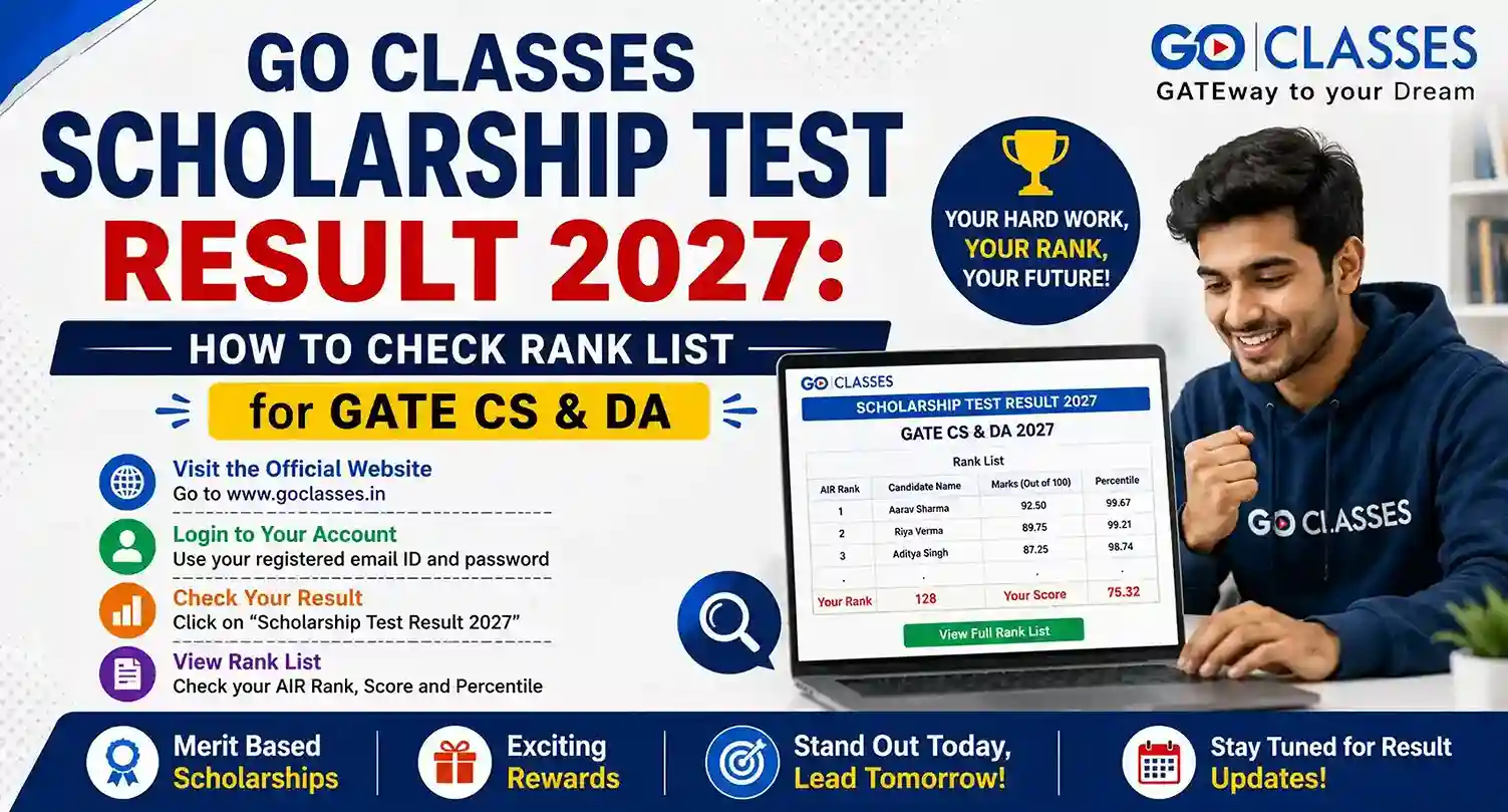 GO Classes Scholarship Test Result 2027