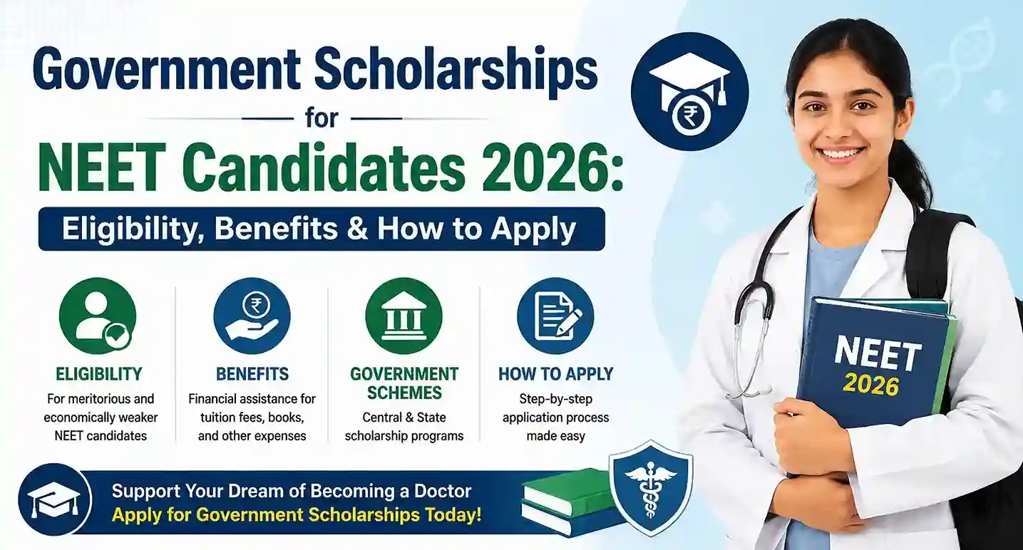 Government Scholarships for NEET Candidates 2026